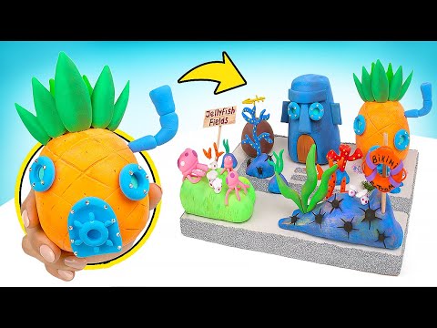 Miniatura Artesanal do Mundo do Bob Esponja