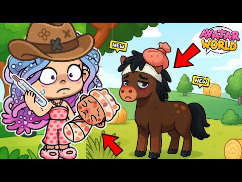 😱¡Visitamos la NUEVA GRANJA y un CABALLO Enfermó a mi HIJA EN AVATAR WORLD🐴👧🏻! |SOYFIFI✨