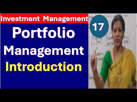 17. Portfolio Management - Introduction