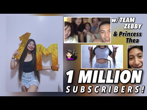 1M SUBS GINUPIT KO NA BUHOK KO! (w/ Team Zebby & PrincessThea!) | Shaina Denniz