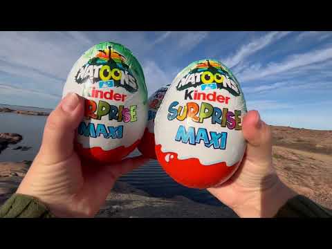 Kinder surprise maxi  chocolate egg Natoons 2024