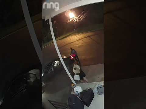 Couple Caught Robbing Homeowner (caught on ring doorbell)
