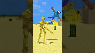 Herobrine Vs Strong Steve, Verity 100x Life (Minecraft Animation) #animation