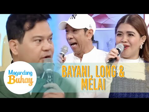 Bayani, Long, and Melai participated in an impromptu challenge | Magandang Buhay