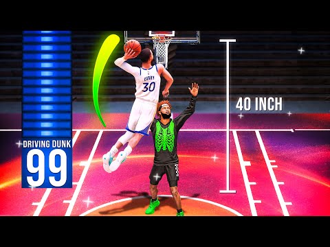 What happens if you give STEPH CURRY a 40 INCH VERTICAL in NBA 2K24..