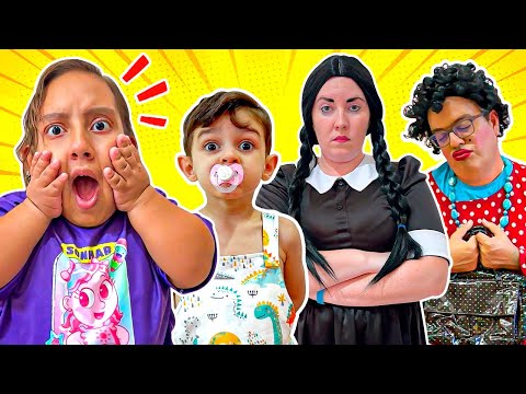 Histórias Engraçadas para Crianças sobre babás, crianças e bebês - Família MC Divertida