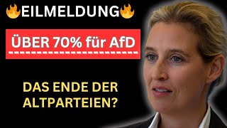 🚨EILMELDUNG!🚨MANCHERORTS  ÜBER 70% für die AfD – WIRKLICH NOCH PROTEST oder POLITISCHE REVOLUTION?🚨