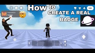 How To Create A Real Game Badge - UNI CRAFT YOUR WORLD