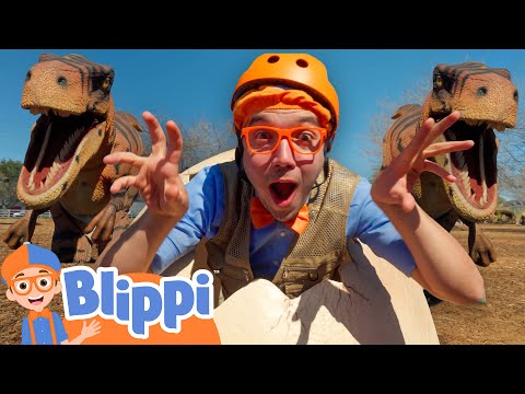 Dino QUEST Challenge! Blippi Becomes a Dinosaur Explorer! | Blippi Educational Videos