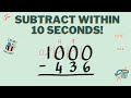 Quick Subtraction Methods and Techniques