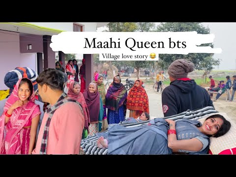 Bhojpuri song ki pehle shooting ♥️😂🤭 || Maahiqueen bts love story video|| #maahiqueen #lovestory