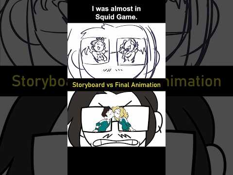 Storyboard vs Animation: I was almost in Squid Game. (shot 18)