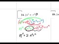 Squaring Binomials and Expansions