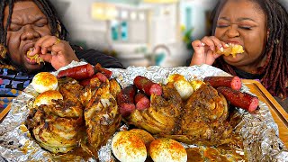 TRIED THE VIRAL CABBAGE BOIL AND IT WAS A HIT! 10 OUTTA 10!!