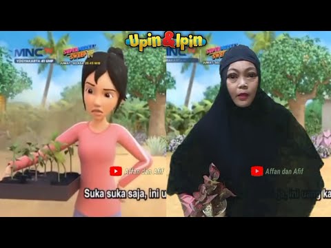 Kak Ros mau tanam anak pohon || Kompilasi tiru aksi Upin Ipin