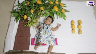 Mango Tree Theme Baby Photoshoot Idea