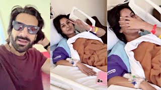 Shehnaaz Gill Hospitalised , Karan Veer Mehra Shares Touching  Video