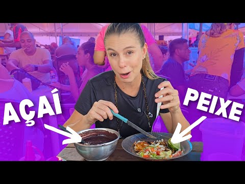 Provando AÇAÍ COM PEIXE e mais 11 comidas típicas do Pará | T2 Ep.291