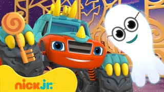 Blaze's Monster Machine Halloween Mission! 👻🔑 w/ AJ & Sparkle | Nick Jr.