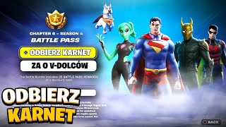 ODBIERZ KARNET *ZA 0 VDOLCÓW* SEZON 3 ROZDZIAŁ 6 W FORTNITE!