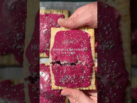 Homemade Blueberry Pop Tarts