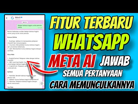 Terbaru Fitur Meta AI di Whatsapp Bisa Jawab Semua Pertanyaan dan Cara Memunculkannya