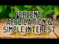 Calculating Simple Interest and Percentages