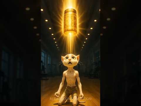 Laughed at These Poor And Skinny Cats...Until This Happened.💪🔥#catstory​ #aicat​ #glowup​ #cat​