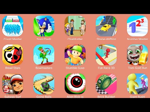 Sonic Dash,Subway Surf,Bowmasters,Stumble Guys,Count Master,Number Master,Tom Gold Run,Going Balls