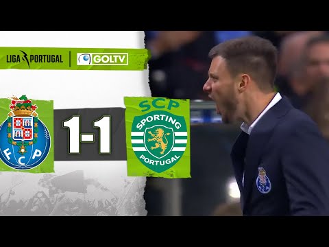 EL PORTO de ANSELMI RESCATA un PUNTO en el 94’ | Porto 1-1 Sporting CP | Liga Portugal 2025