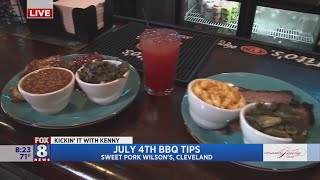Kenny gets expert Cleveland-style BBQ tips from Sweet Pork Wilson's