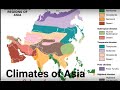 Climate Types and Characteristics in Asia