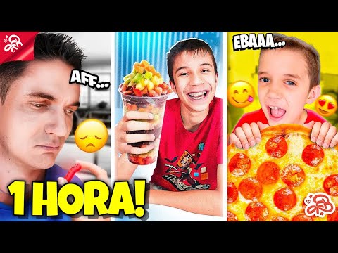 AÇAÍ, PIZZAZINHA, SUBWAYZÃO! +1 HORA DE COMIDAS PEQUENAS, MÉDIAS E GRANDES