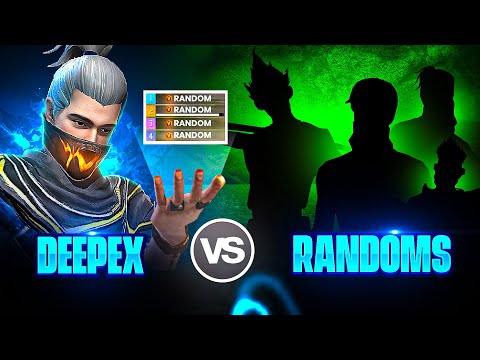 Deepex FF 🌪️ Vs Random Players 🤡 Iphone 15 plus 📲 ❤️ Garena Free Fire