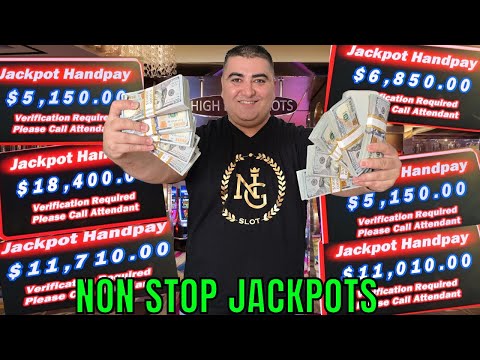 Winning NON STOP JACKPOTS In Las Vegas Casinos