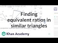 Understanding Similar Triangles and Proportions