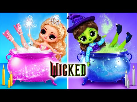 Wicked! Взросление сестер Глинды и Эльфабы / 32 идеи для кукол ЛОЛ ОМГ