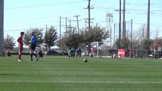 Johan Gómez: U14 USSDA soccer #2: FC Dallas (8) vs Houston Texans (1). 02.27.16 (Frisco, TX)