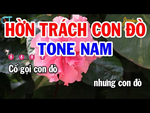 Karaoke Hờn Trách Con Đò Tone Nam ( Gm ) Nhạc Sống Mới | Karaoke Tuấn Kiệt