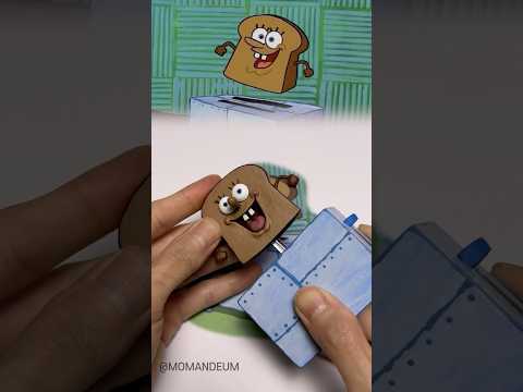 Making SpongeBob Toast with 3D Pen #spongebob