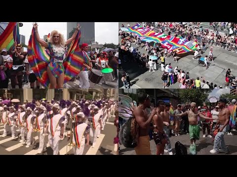 YouTube video thumbnail: Pride Celebrated in Hungary, Canada, the US, and More
