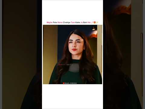 Kaha Ja Rahi Ho 😓✨️ | Tere Bin Best Scene | Raaz.Wri8ss Status |#terebin #explore #hamtv #ishqhai