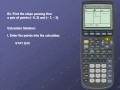 Slope Calculation Using TI-83 Calculator