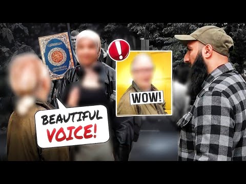 QURAN SOCIAL EXPERIMENT! 🤯📗🔥 Recitation from Muslim Woman Leaves this Christian Lady SHOCKED!!