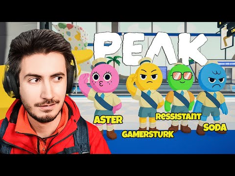 EKİPLE GÜLMEKTEN OYNAYAMADIĞIMIZ DAĞ TIRMANMA OYUNU PEAK 😂