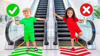 Crianças Aprendem Por Que a Segurança é Importante! Sem Regras vs Regras de Segurança