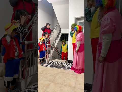 一家人都是双胞胎？#家庭搞笑#小丑#路飞#搞笑一家人#魔术 #funny #comedyfilms #comedy