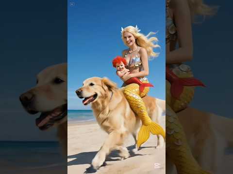 Pregnant Mermaid Betrayed by Husband #ai #shorts #rescueanimals #cutedog