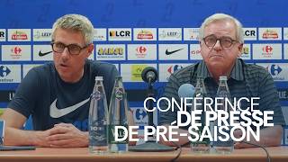 Conférence de presse de pré-saison (avec Max Marty, Olivier Frapolli, Clément Vidal & Yohann Magnin)