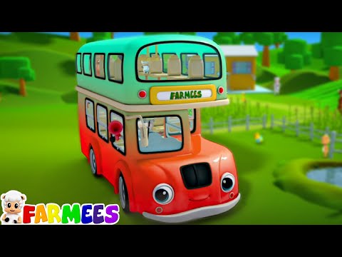 Roues du bus – Comptine et chanson pour enfants de Farmees